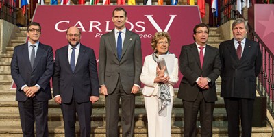 La profesora italiana Sofía Corradi recibe el Premio Europeo Carlos V